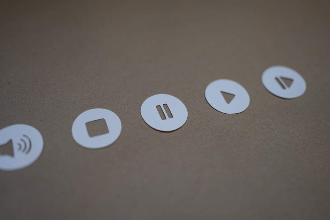 A stylized graphic showing a video clip with a musical note being moved away from it.