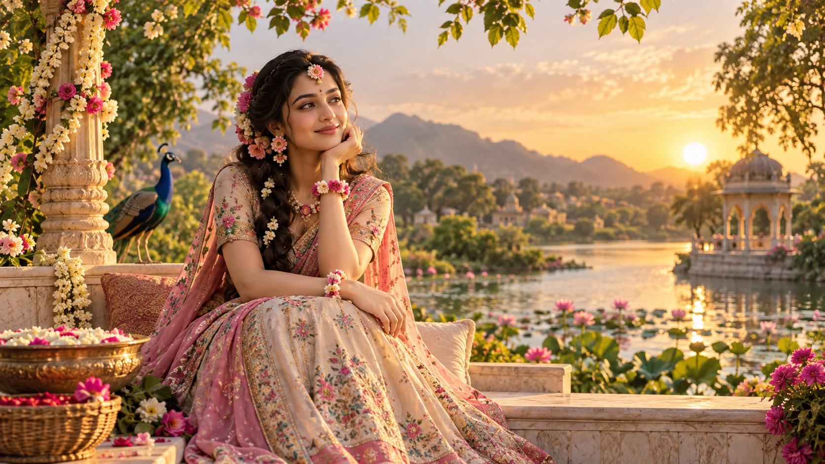 Radha look hero image