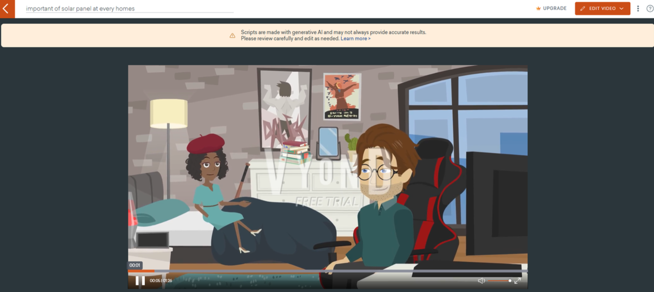 最好的人工智慧文字到視訊生成器