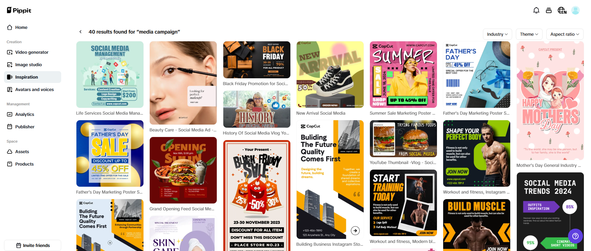 Customizable templates