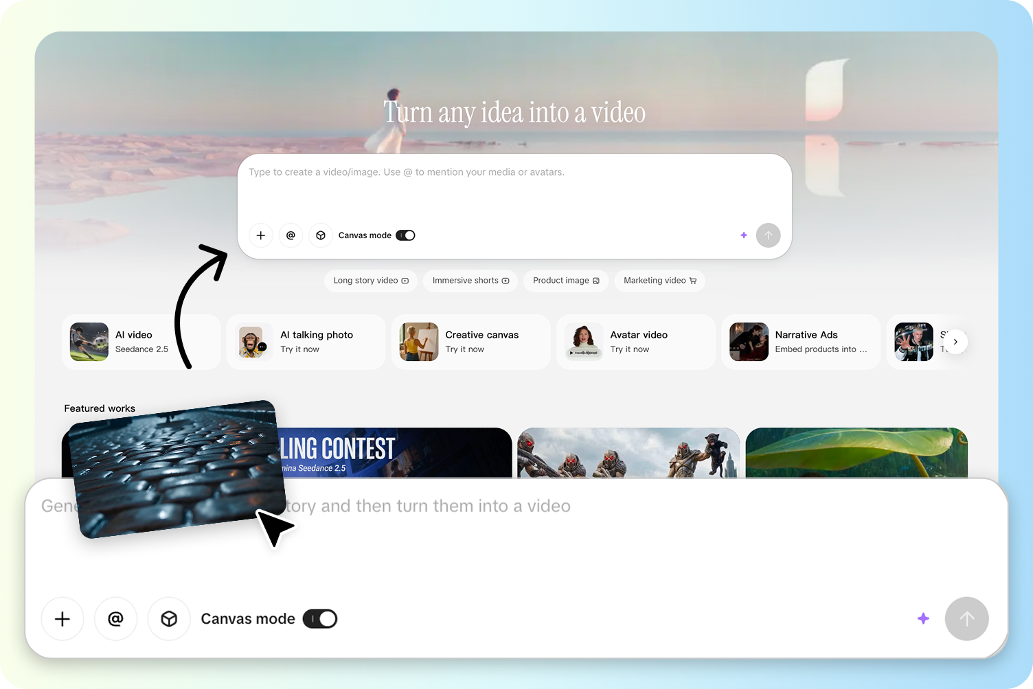 Step 1: Upload your video to Pippit