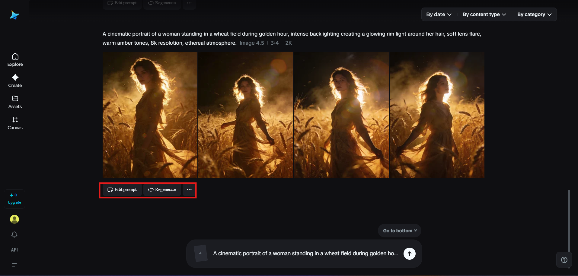 Editing prompt for better backlighting results
