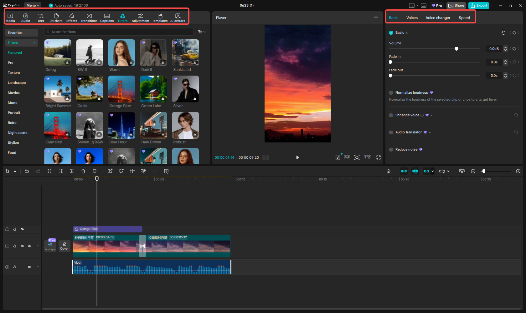 Edit video Instagram anda