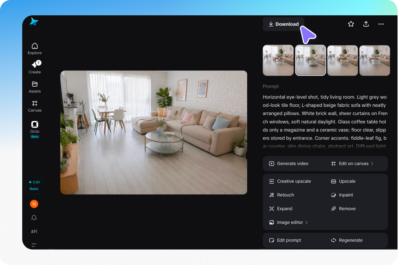 Review and download your photo