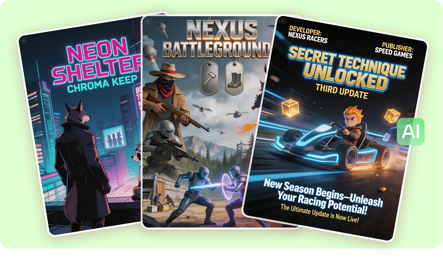 Pomysły na plakaty gamingowe: Inspiracja i projektowanie wspierane przez AI