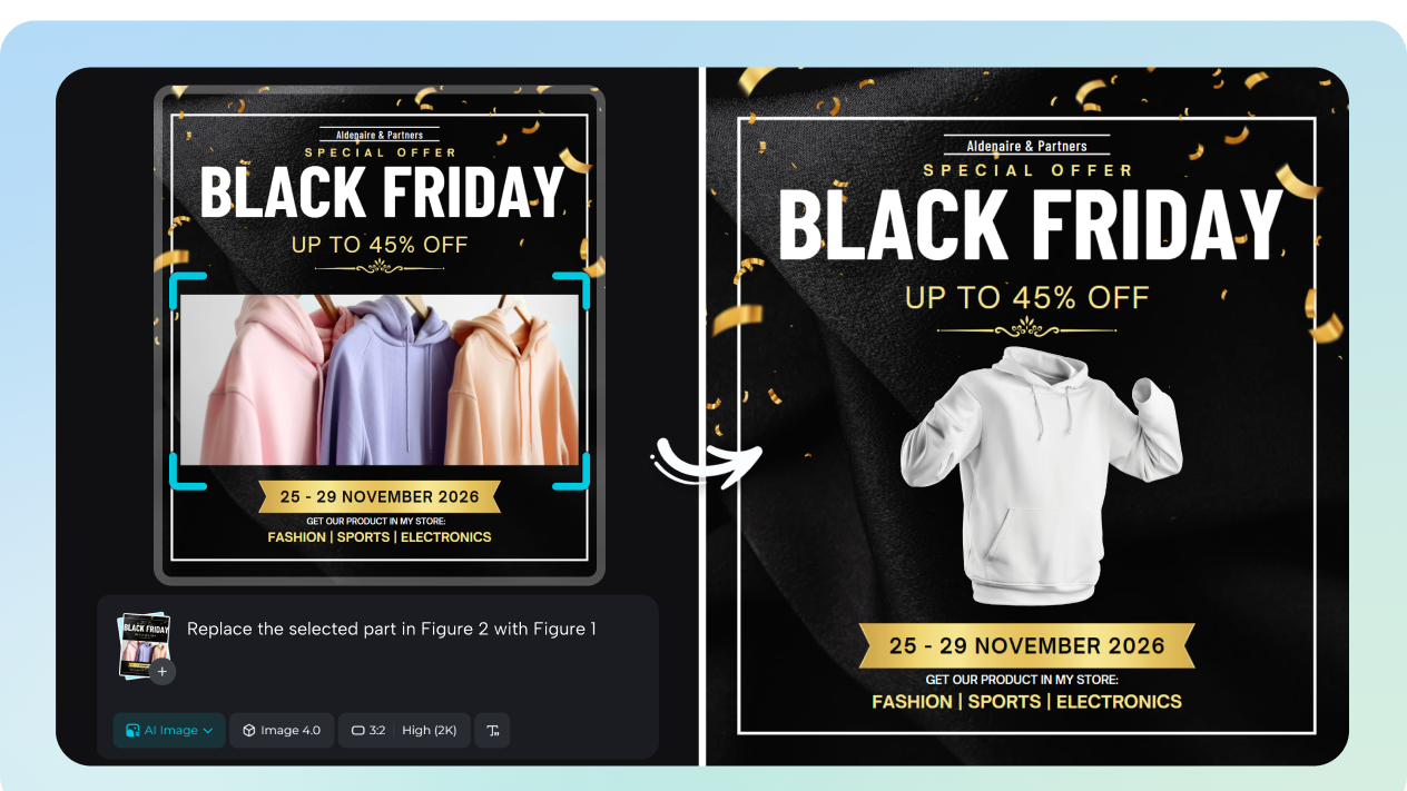 Etkileşimli düzenleme ile oluştur