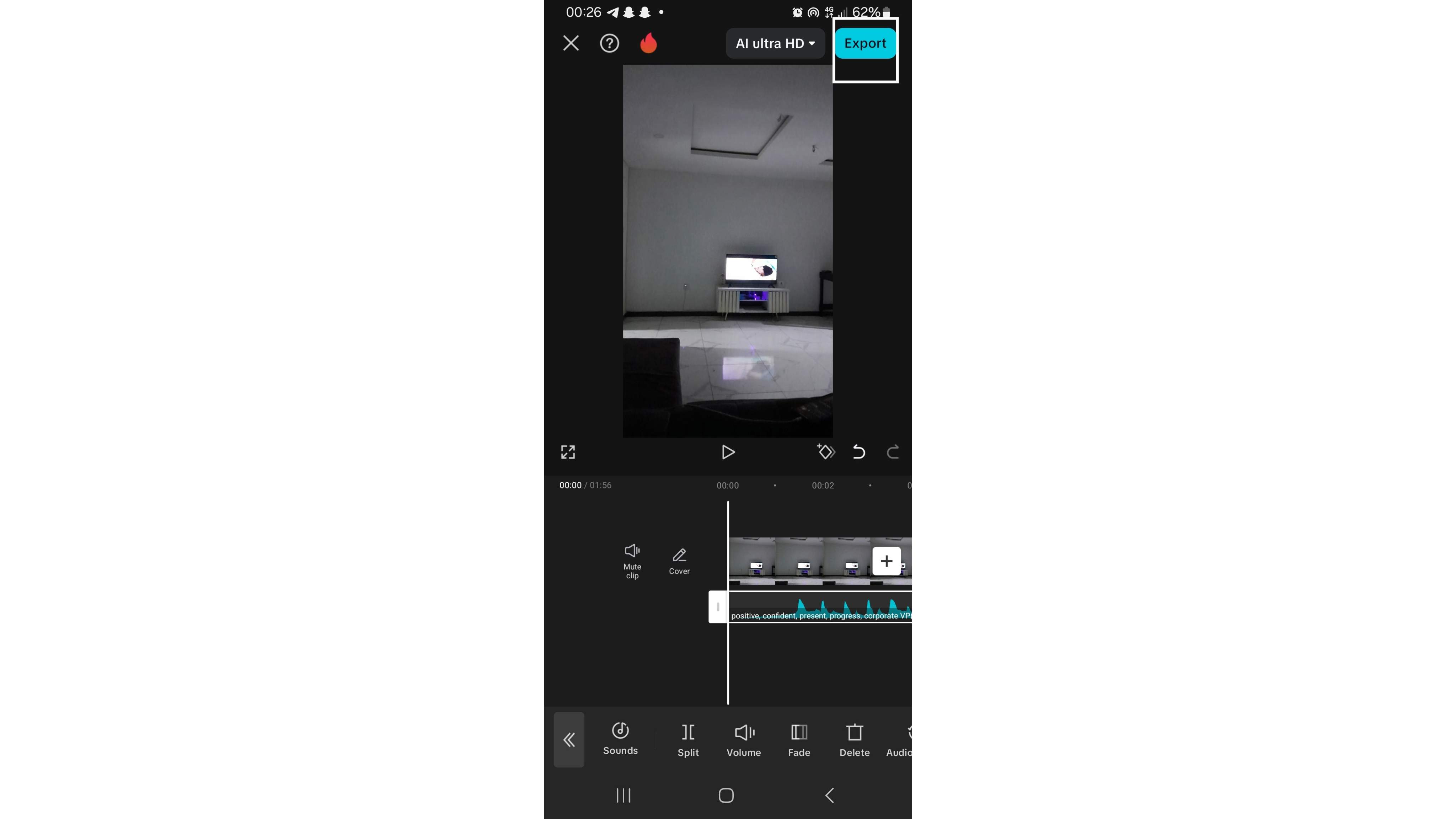Edit and export