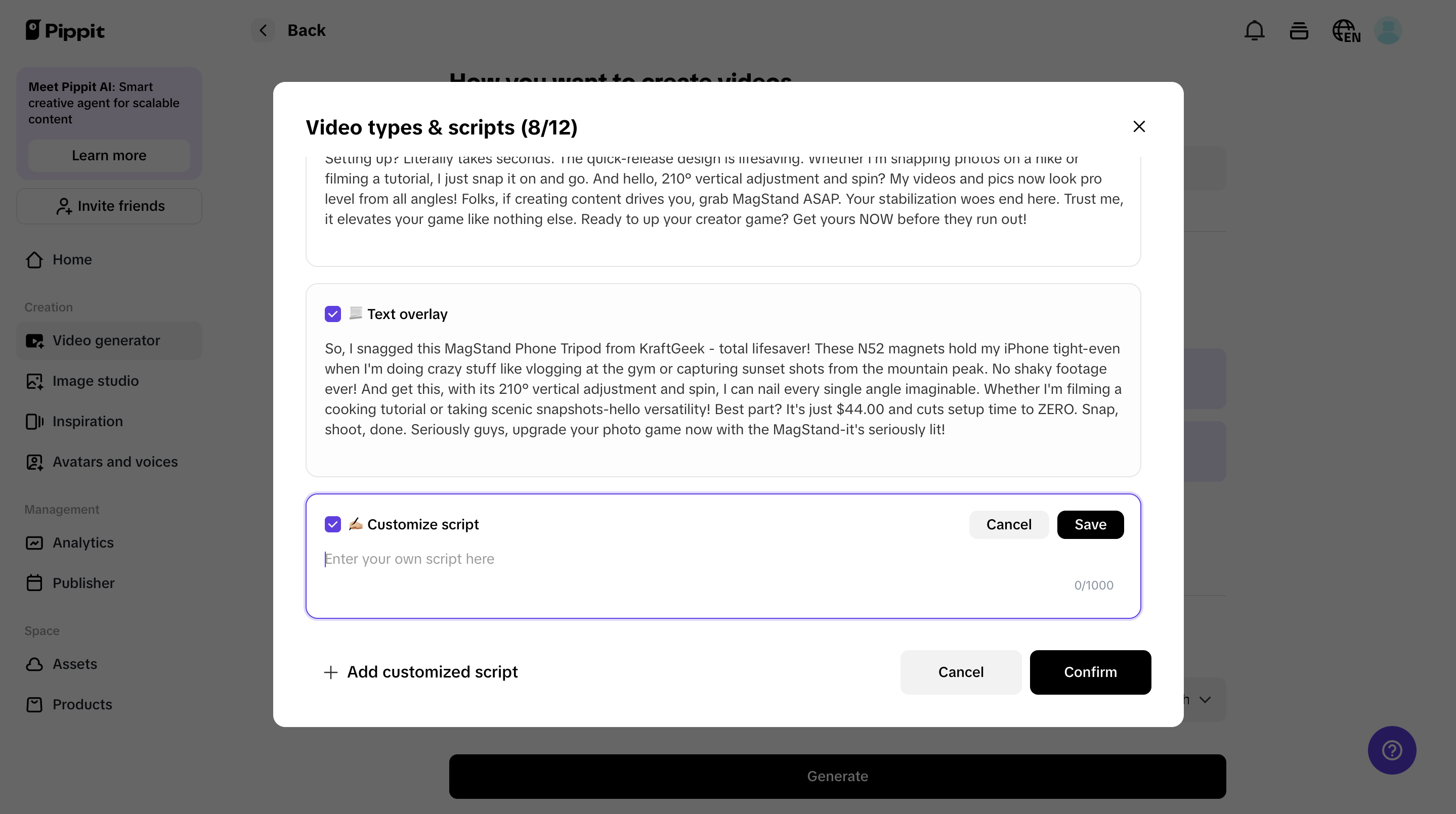 Customize your video settings
