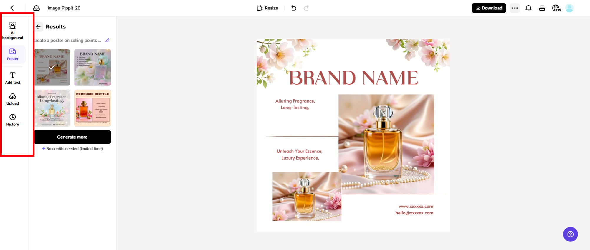 Customize your poster