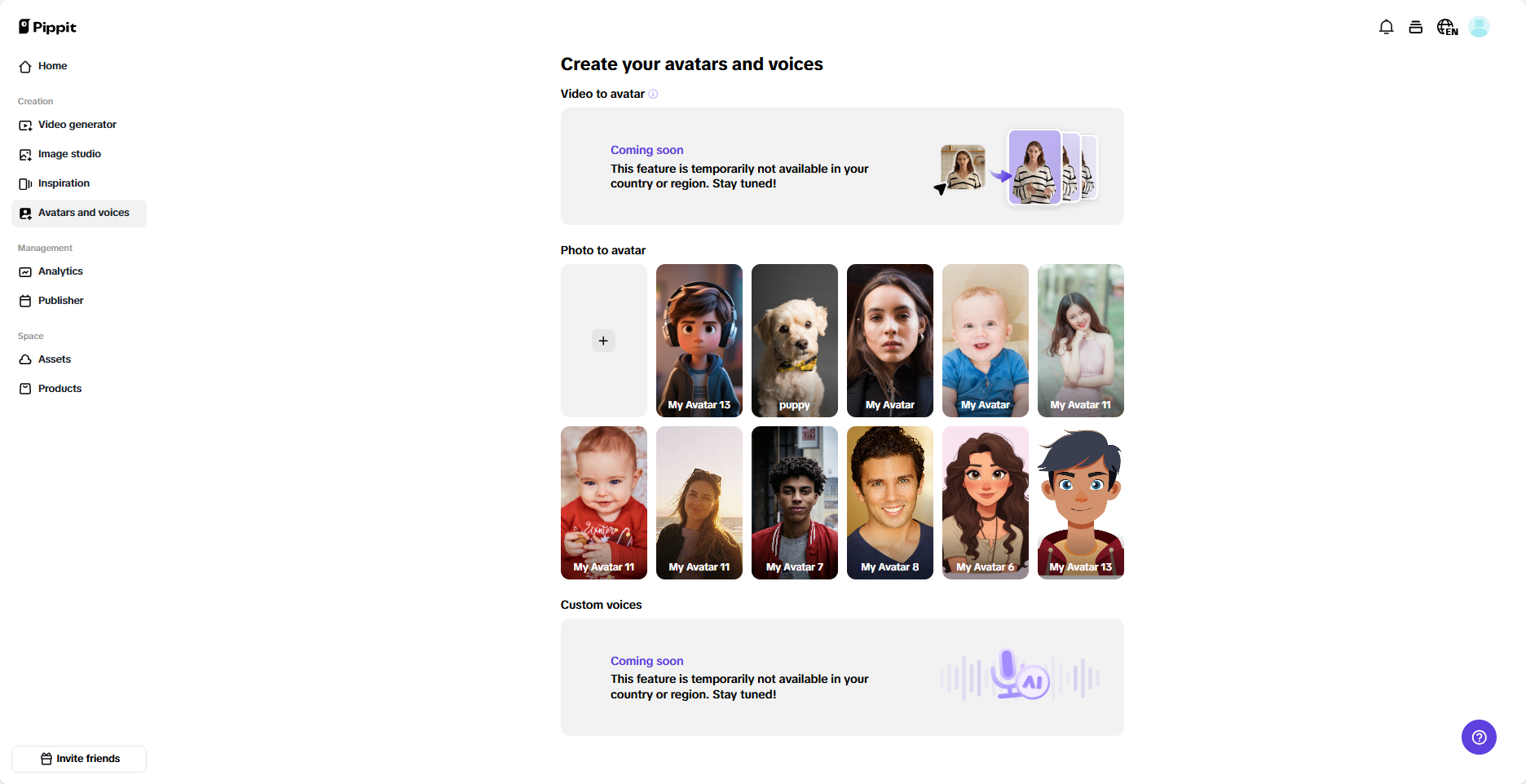 I-transform ang isang larawan sa isang avatar.