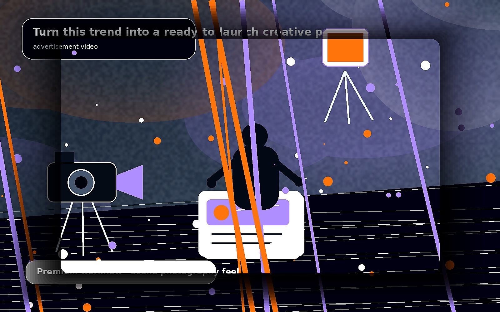 Turn this trend into a ready-to-launch creative plan — premium scene image for advertisement video
