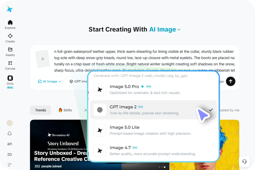  Adjust settings and generate