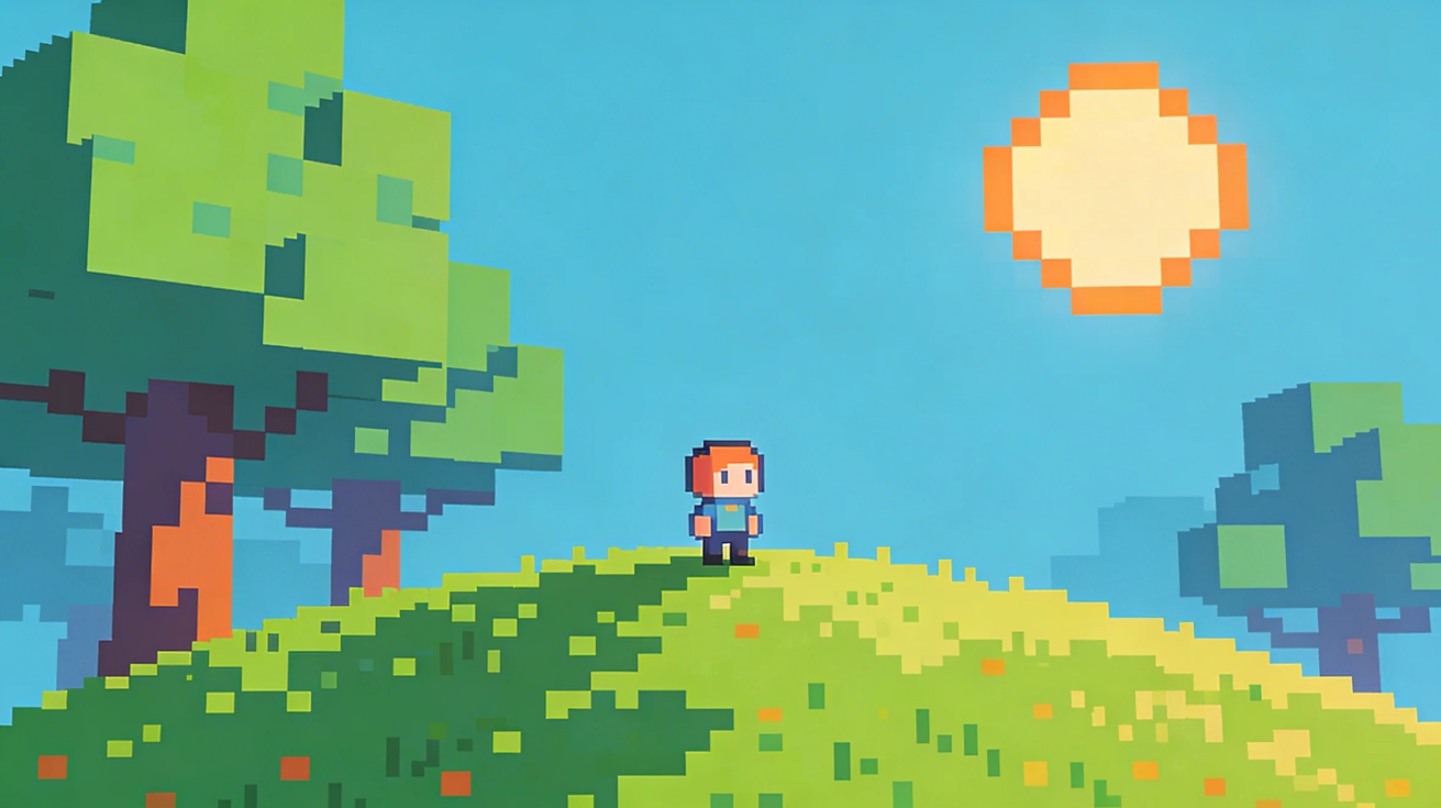 8-bit style art