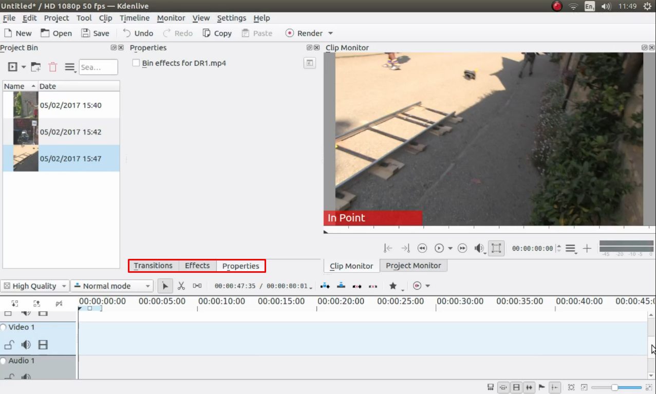 Enhancing your video on Kdenlive