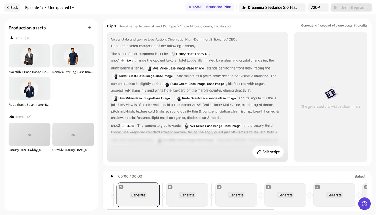 AI movie storyboard planning
