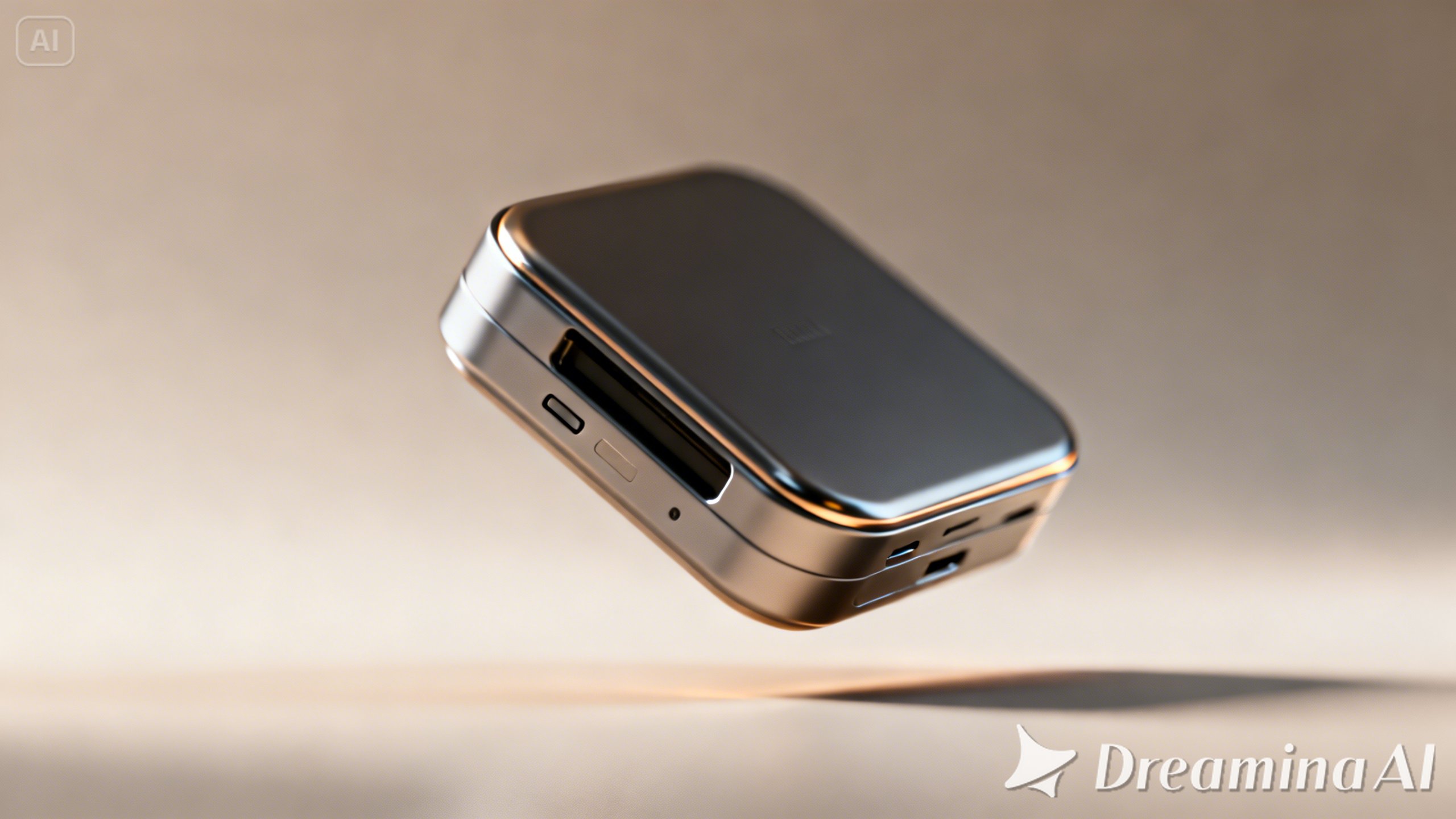 Product image with a perspective effect to create depth and movement