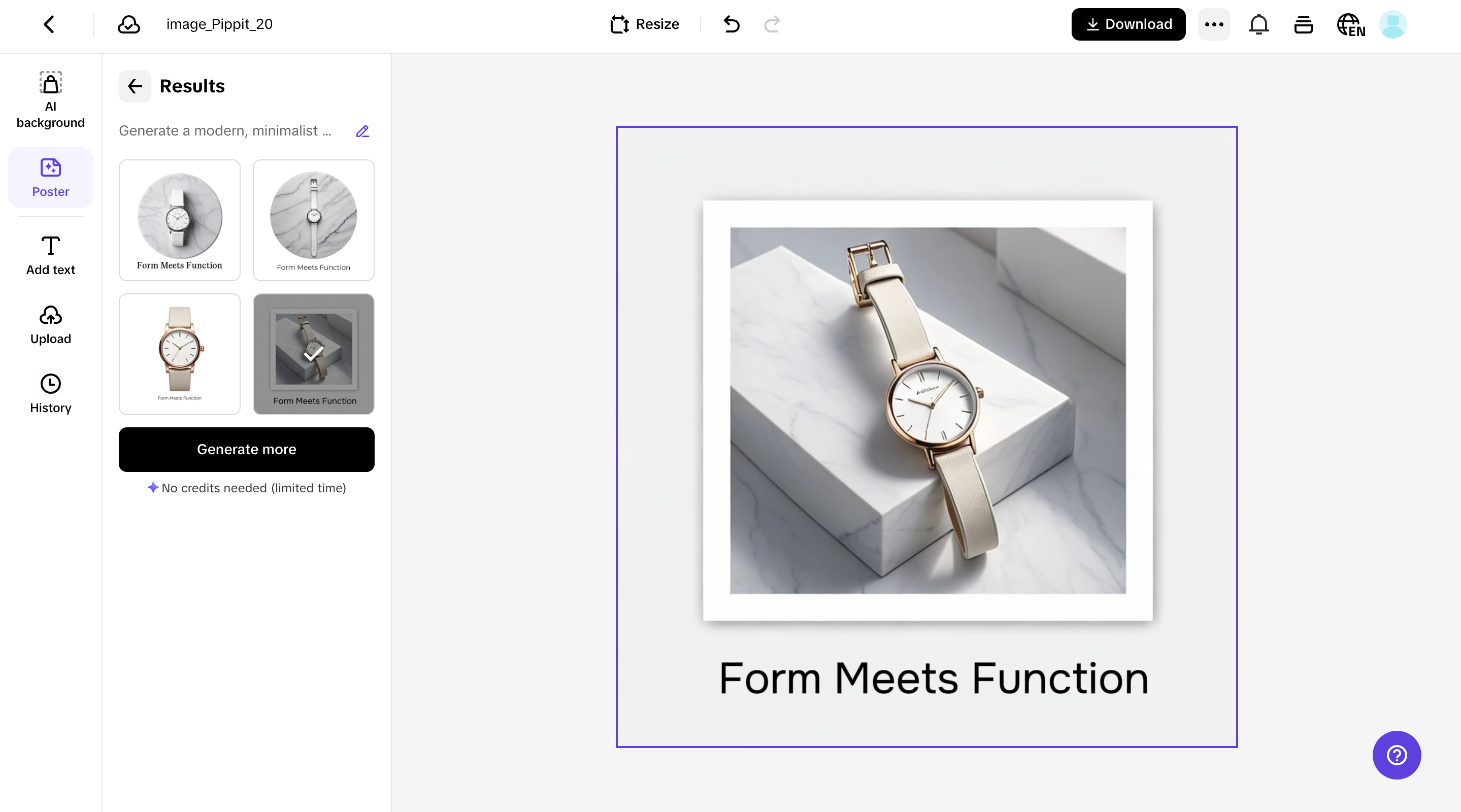 Customize your poster