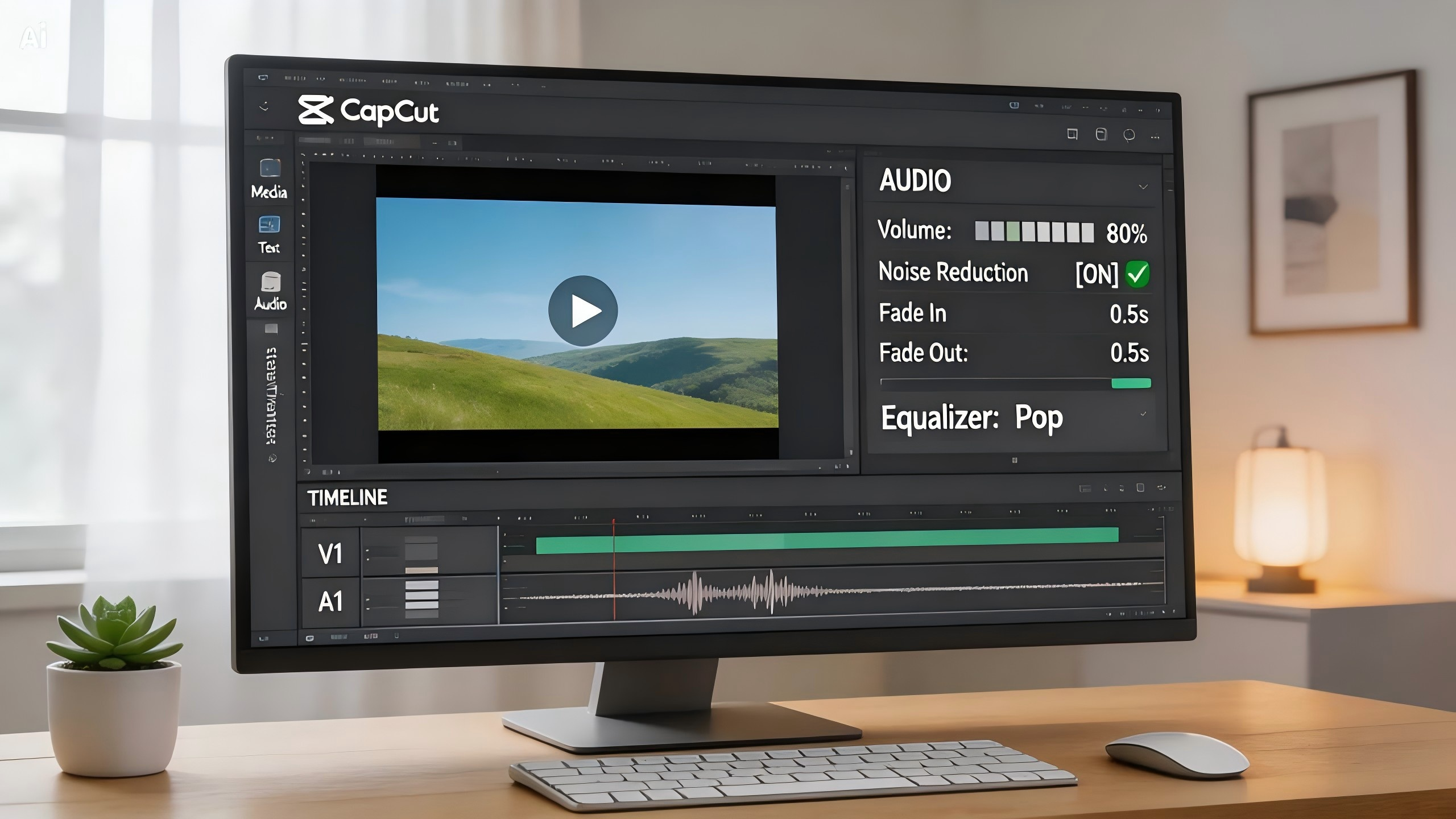 Masalah audio di CapCut