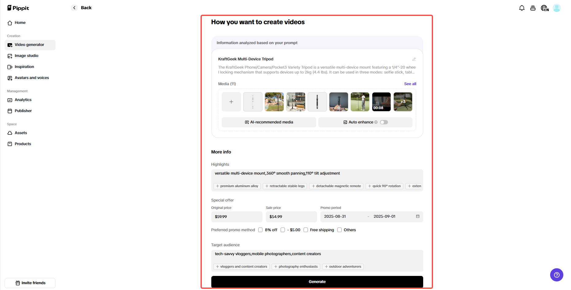 Comment souhaitez-vous créer des vidéos