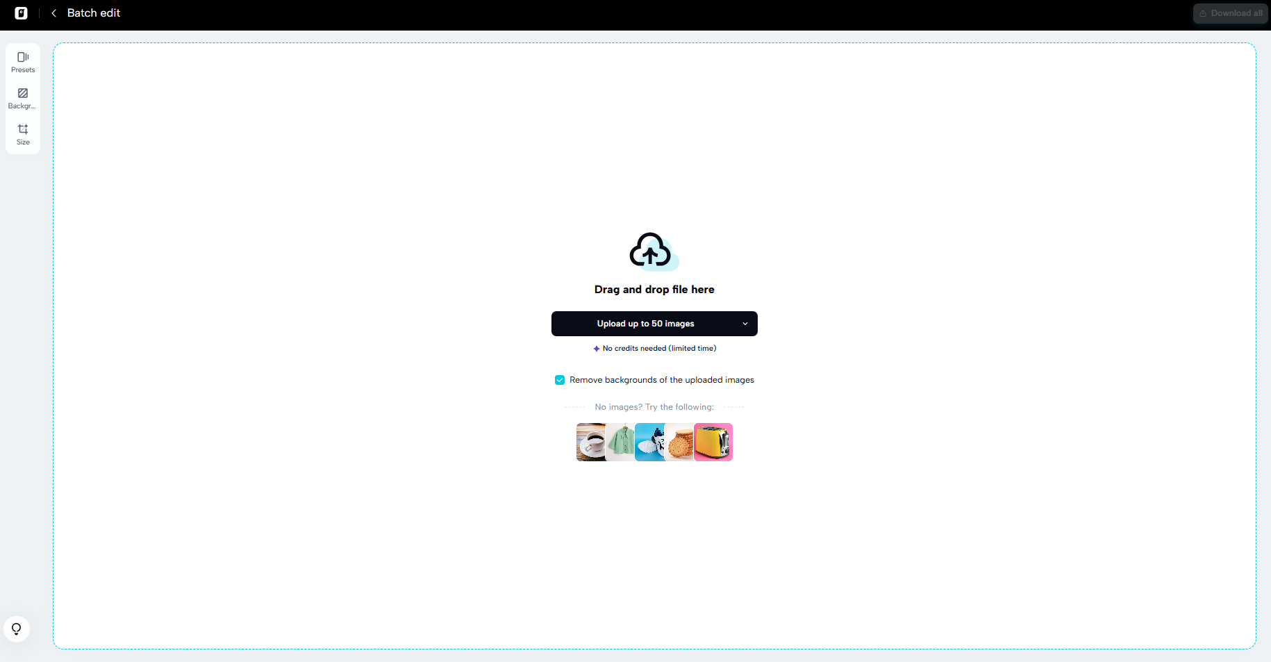 Edição em lote sem esforço