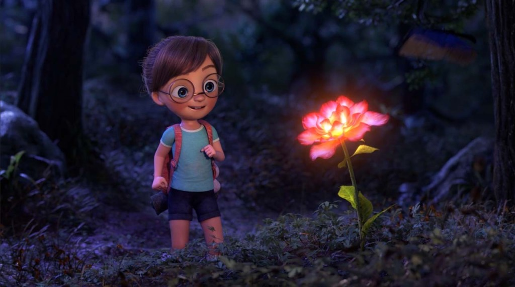 Animasi 3D online yang menunjukkan karakter dan efek gerak seperti aslinya