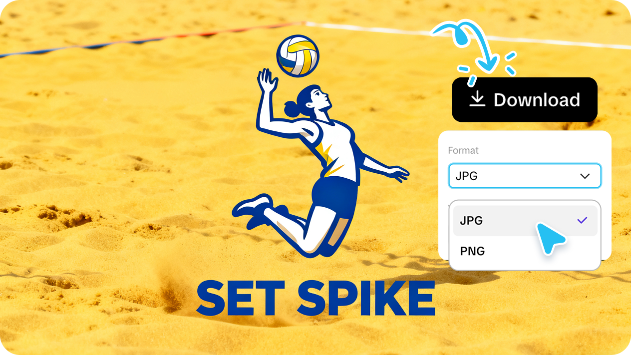 Export options in Pippit