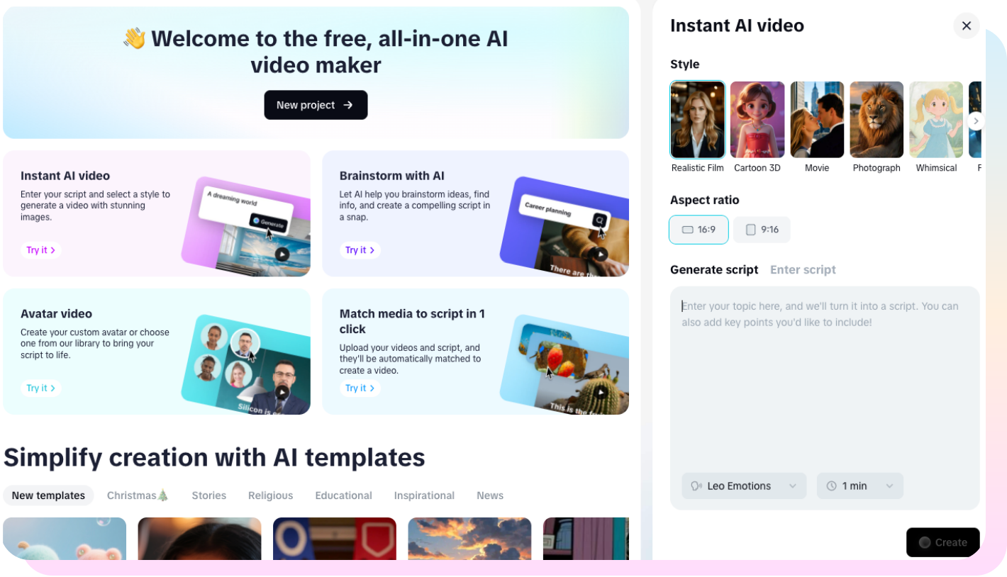 CapCut AI Video Generator