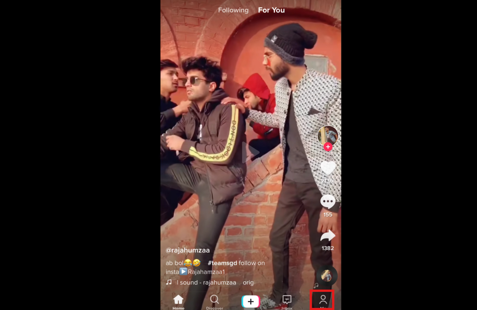 Greifen Sie auf Ihr Profil zu