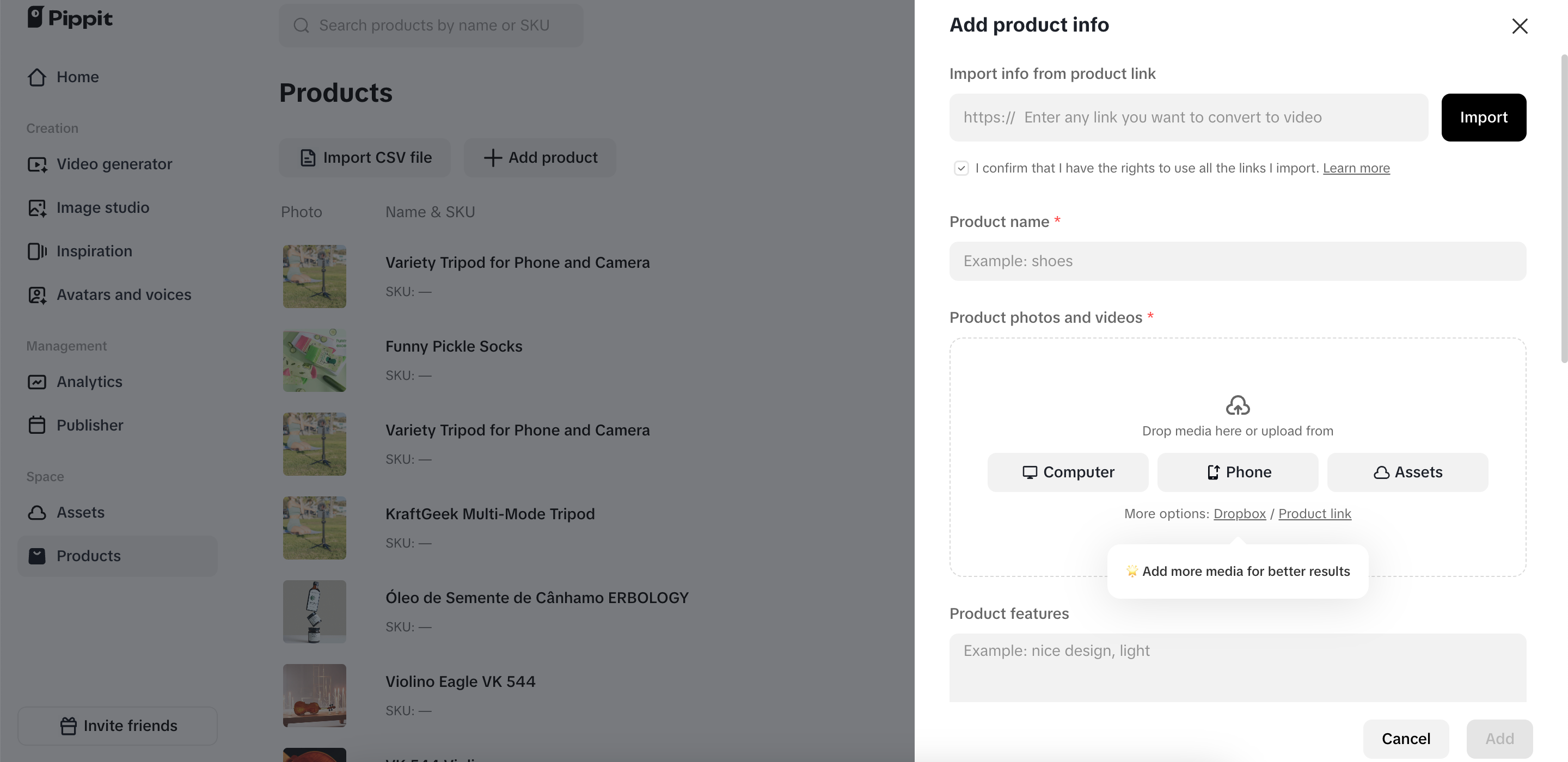 Seamless integration with e-commerce