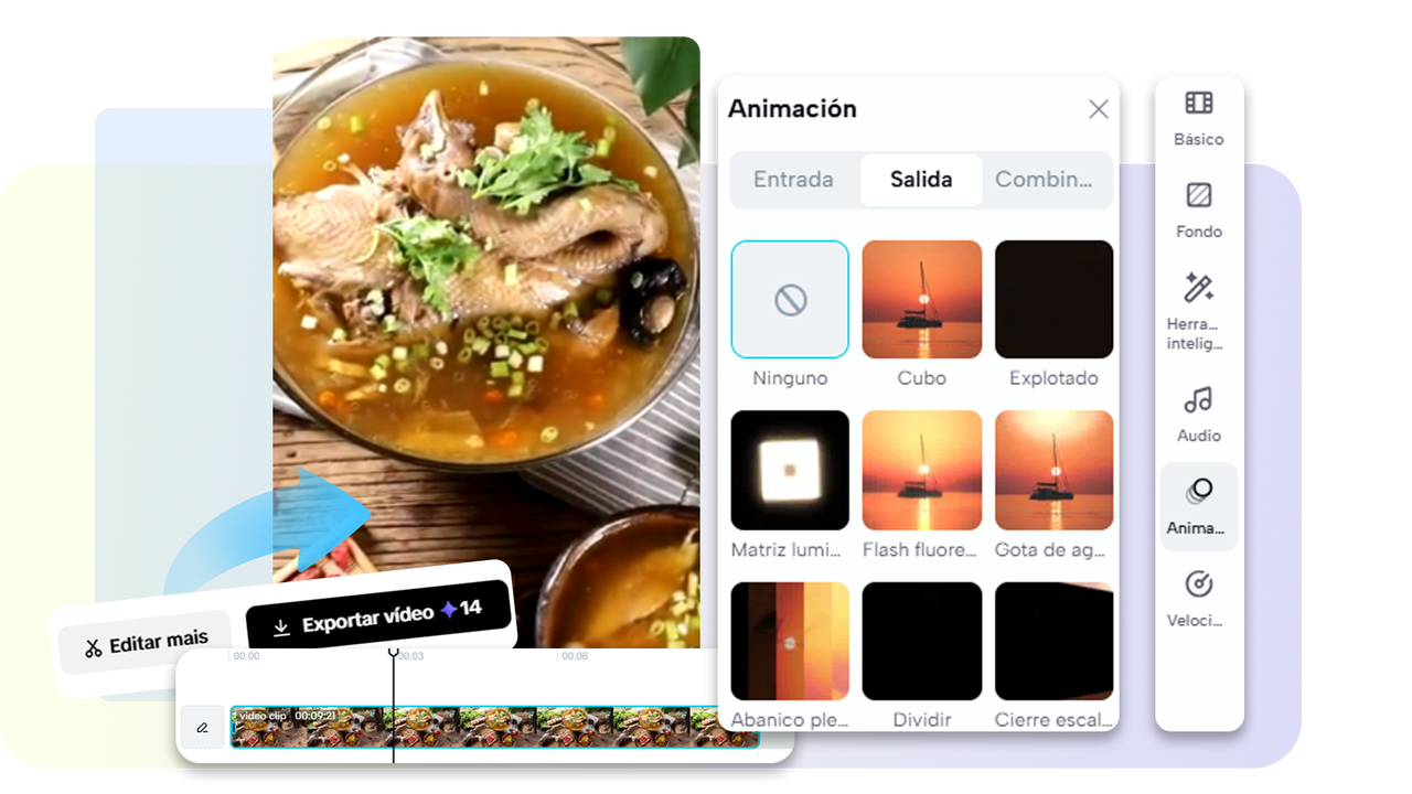 Dividir escenas de video.
