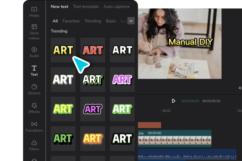 Customize the DIY video
