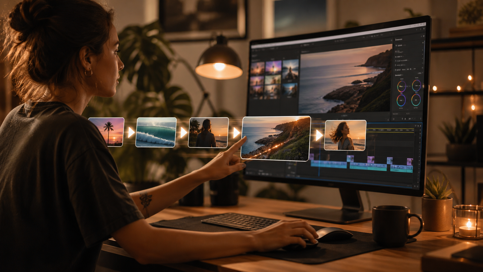 Fast Social Video Opening prompt example