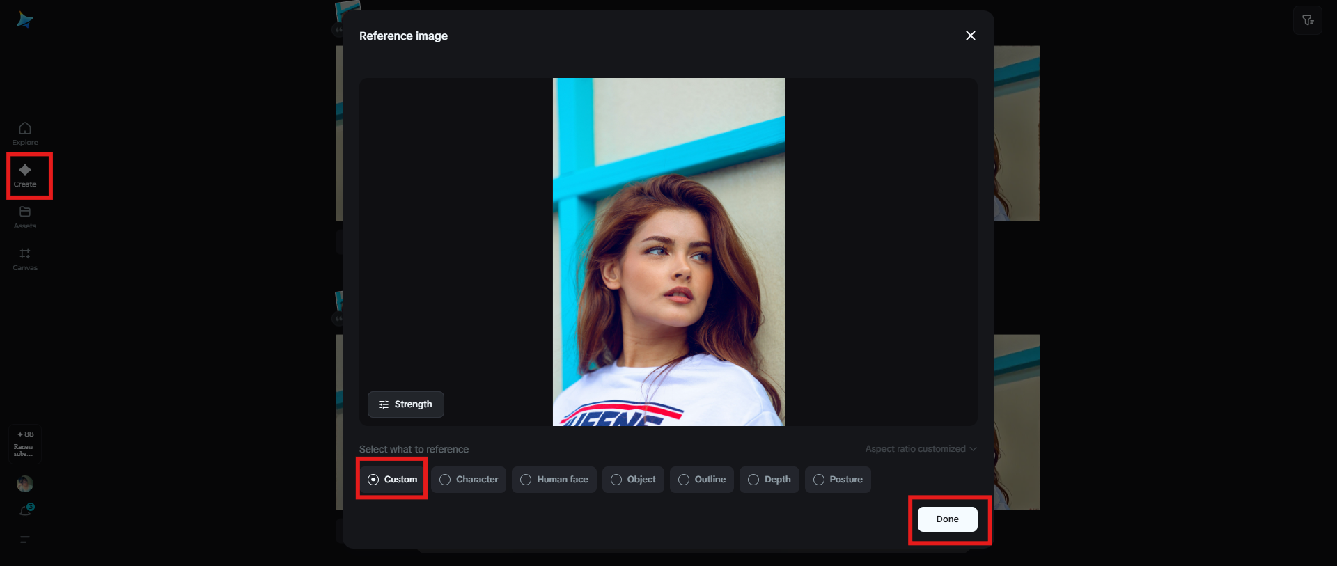 Upload an image