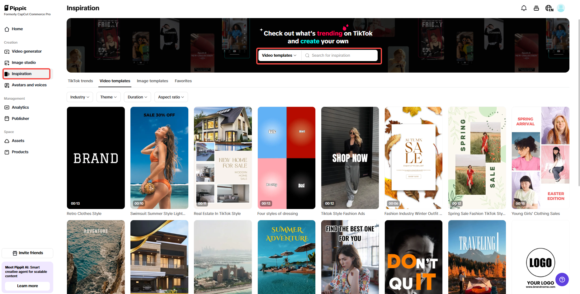 Customizable templates