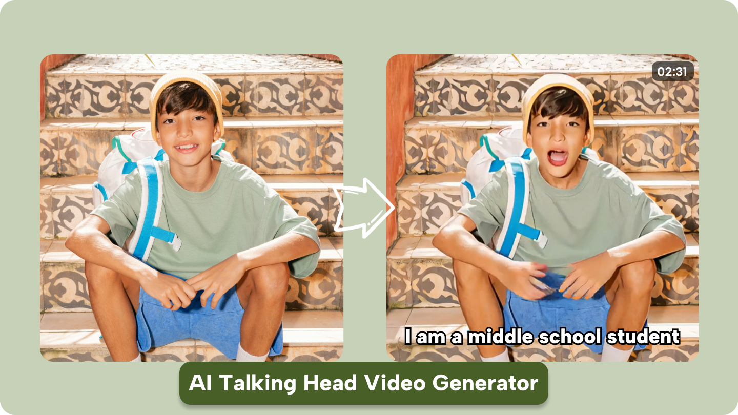 ai talking head video generator free