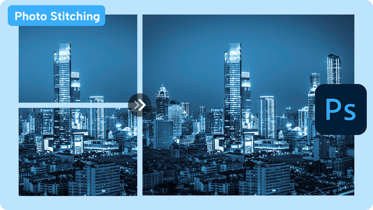 photoshop stitch images
