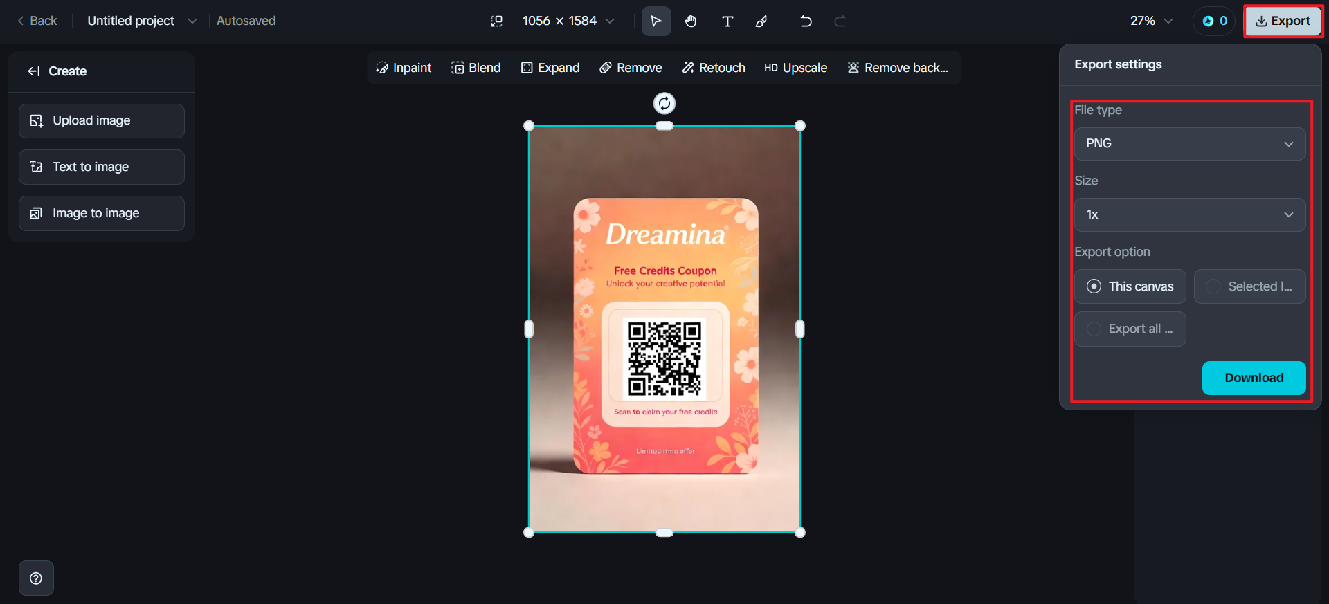 Kode QR dengan gambar