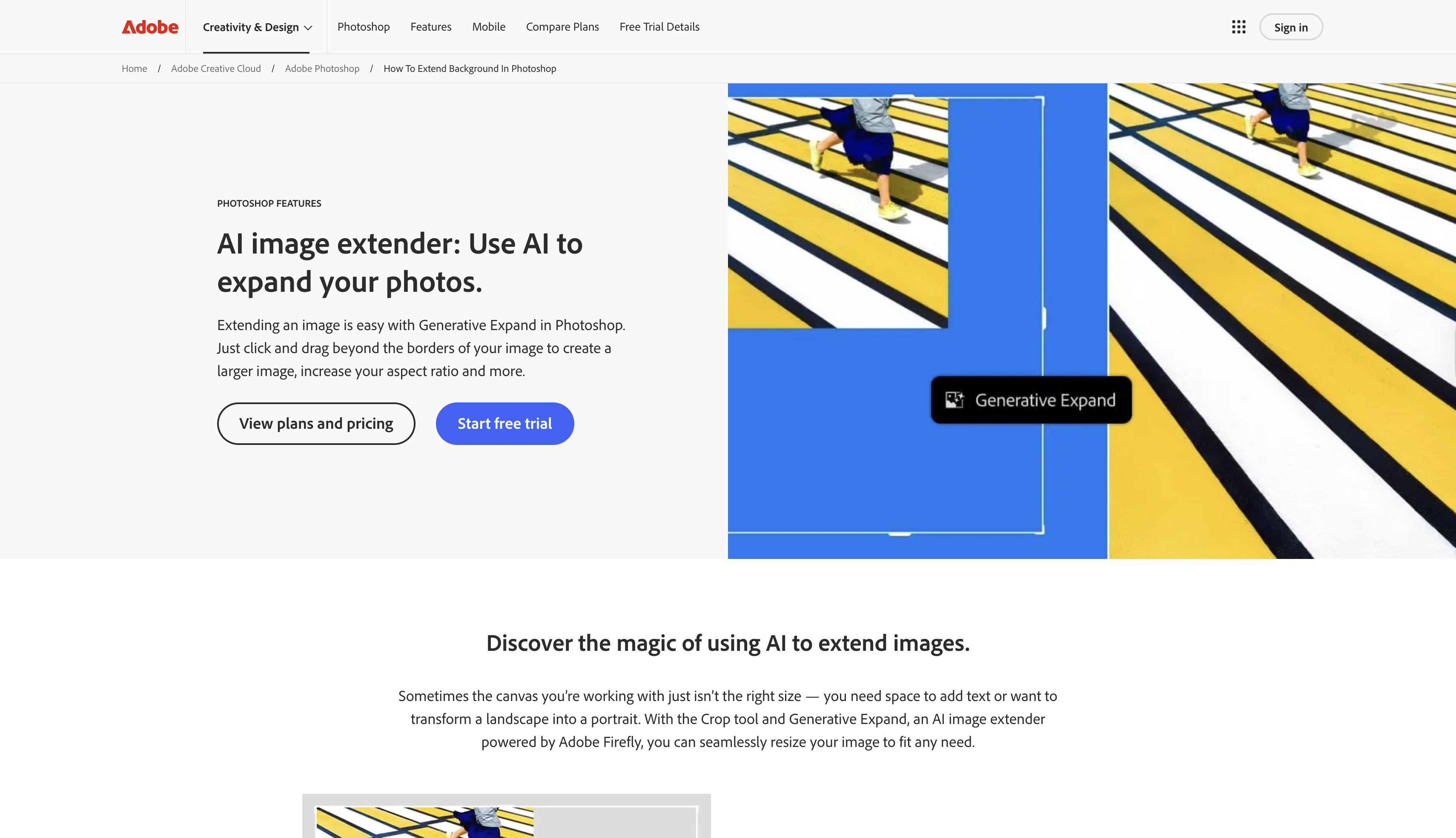 Adobe Photoshop interface