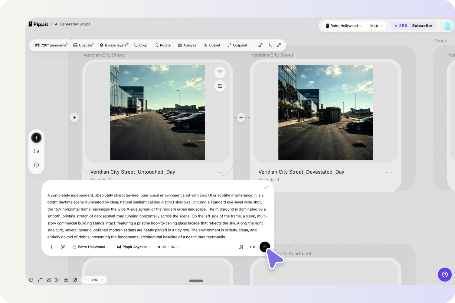 Step 2: Generate Scene by Scene
