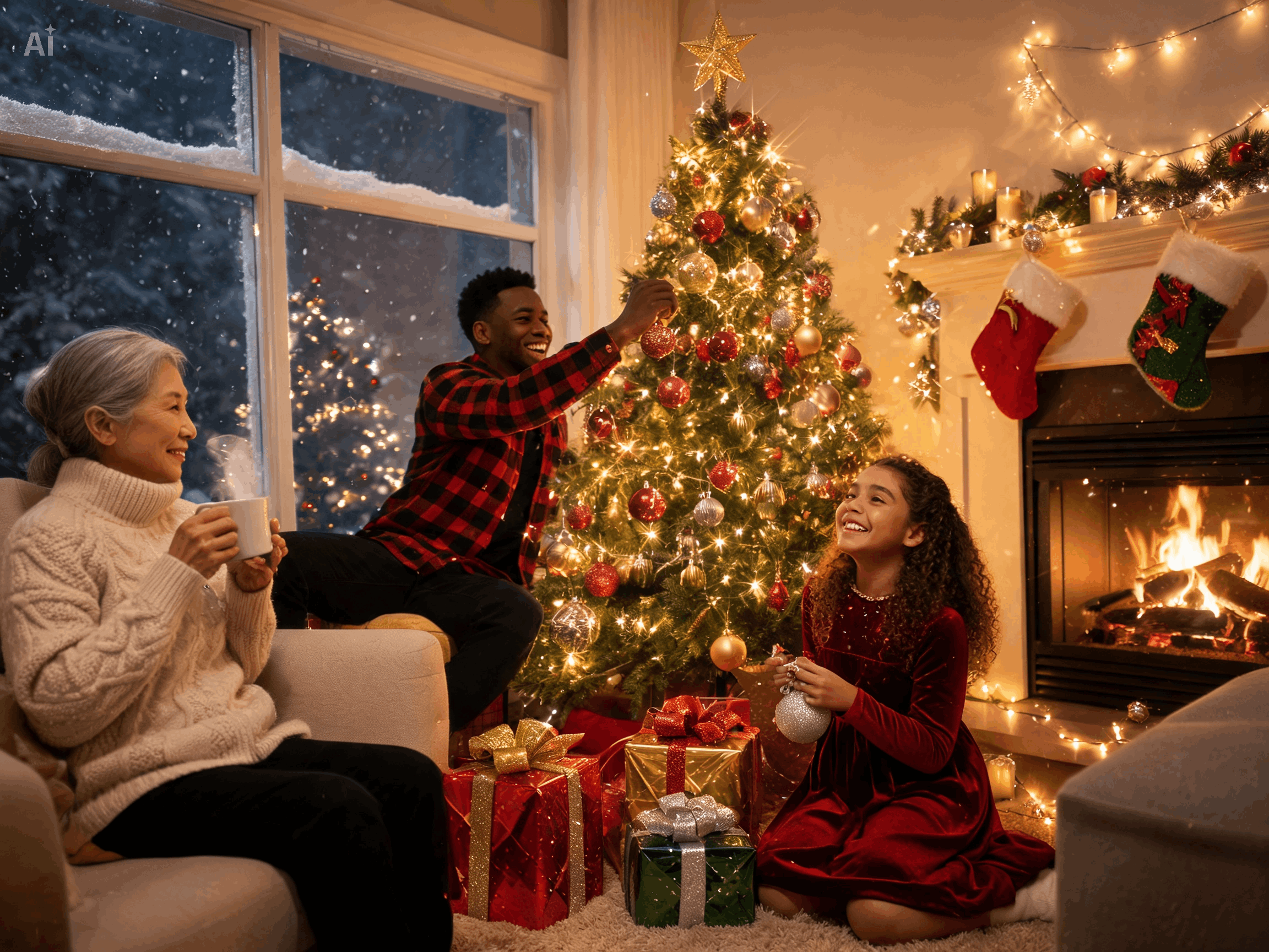 Holiday Scene Styling