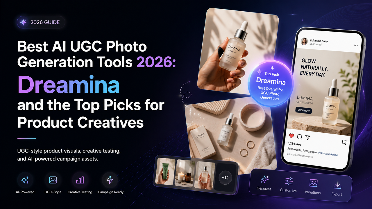 Best AI UGC Photo Generation Tools 2026: Dreamina and the Top Picks for Product Creatives