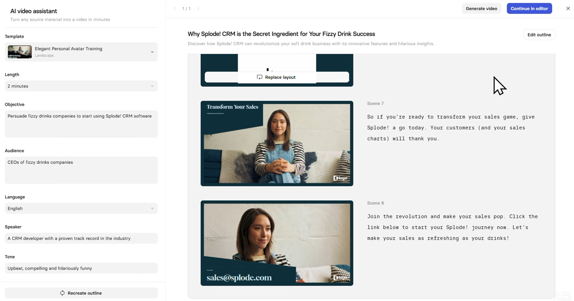 Synthesia - the best cartoon AI video generator