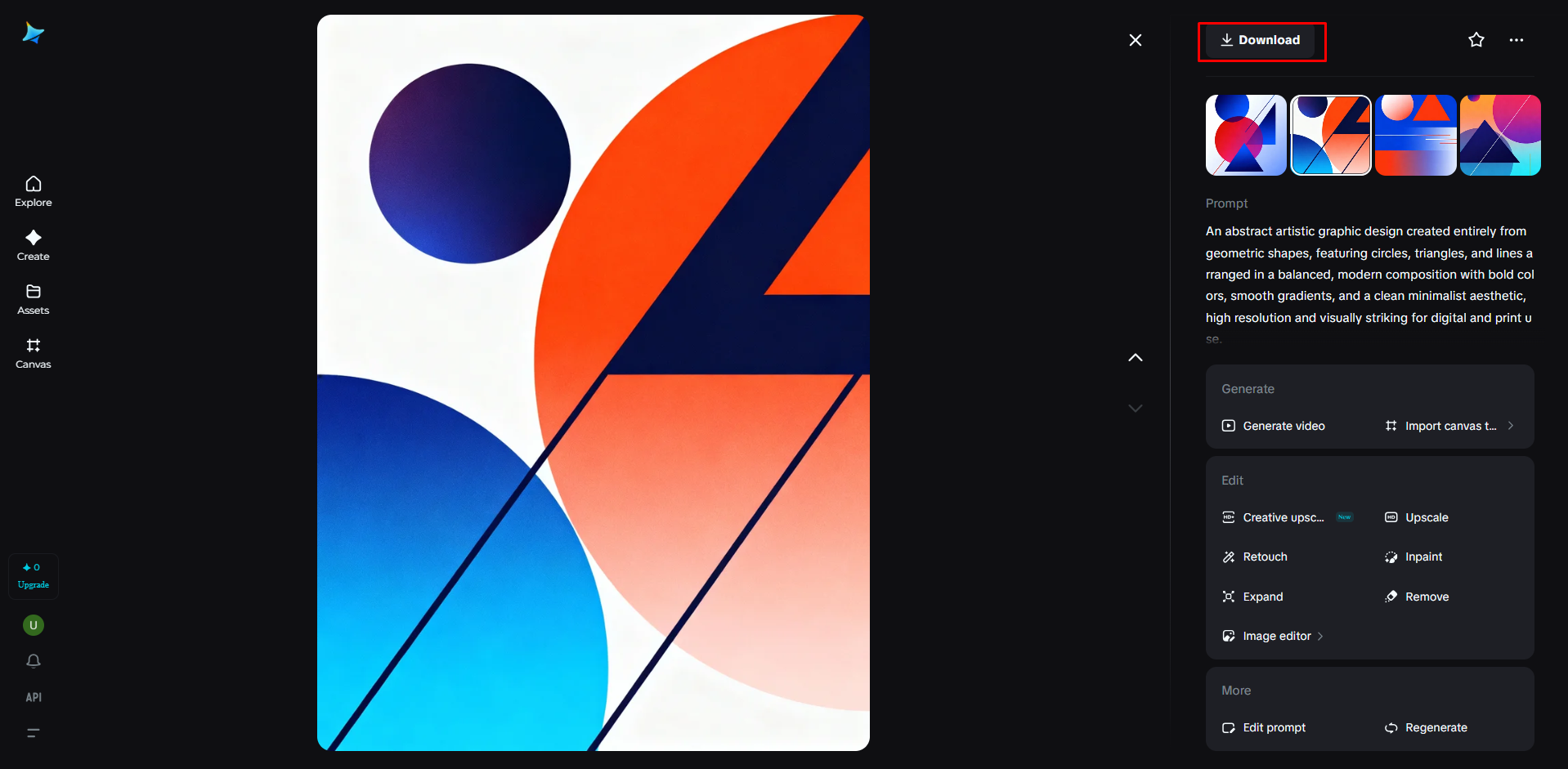 Download your design