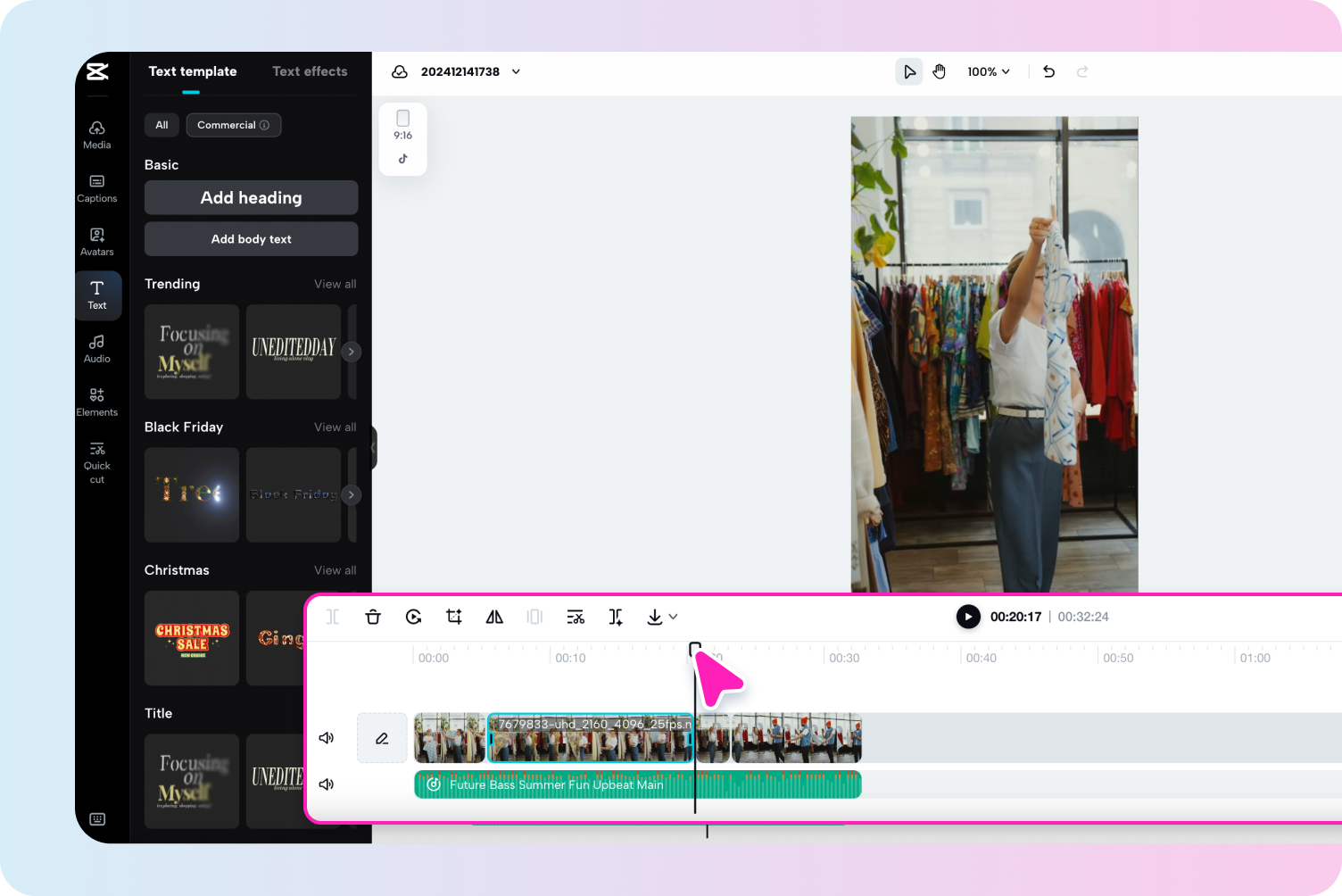 Pippit ile video kırp