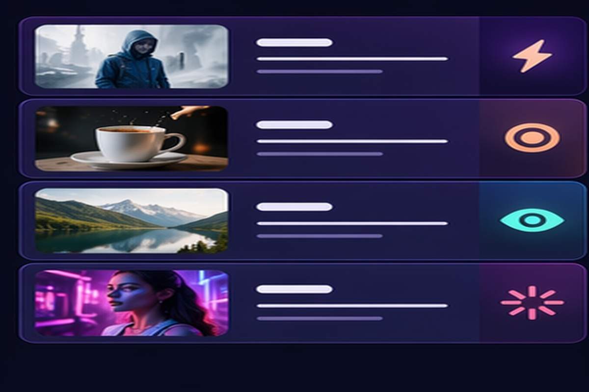 AI Video Ideas Generator prompt input topic-relevant visual