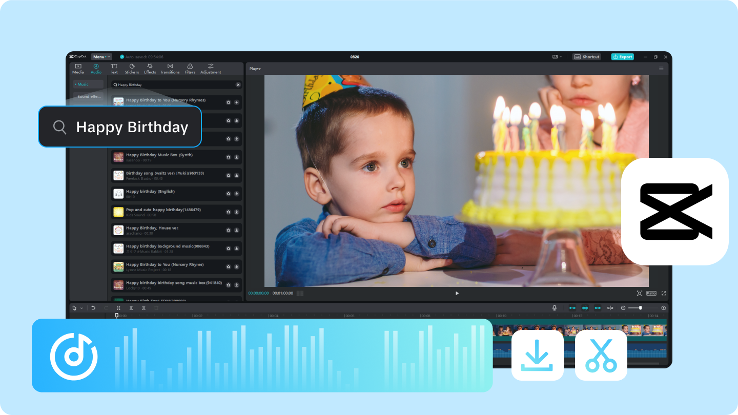 Zdarma Happy Birthday Song mp3 ke stažení