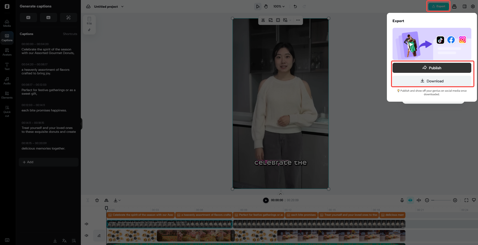 Export and share it