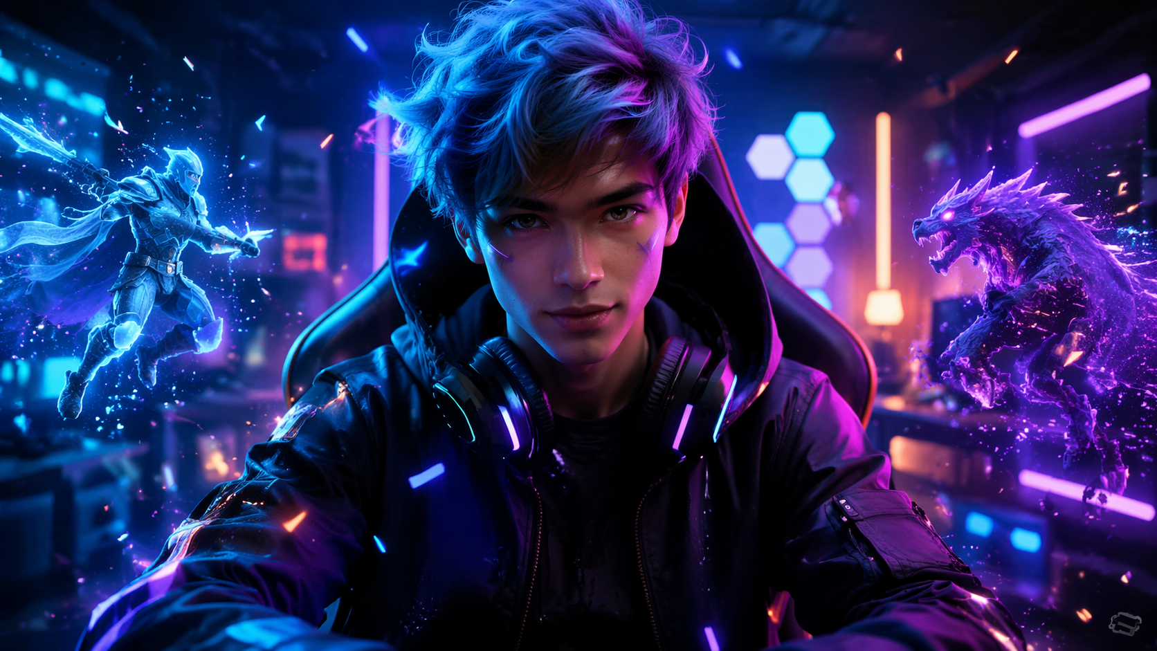 Dreamina AI gamer filter 16:9 hero image