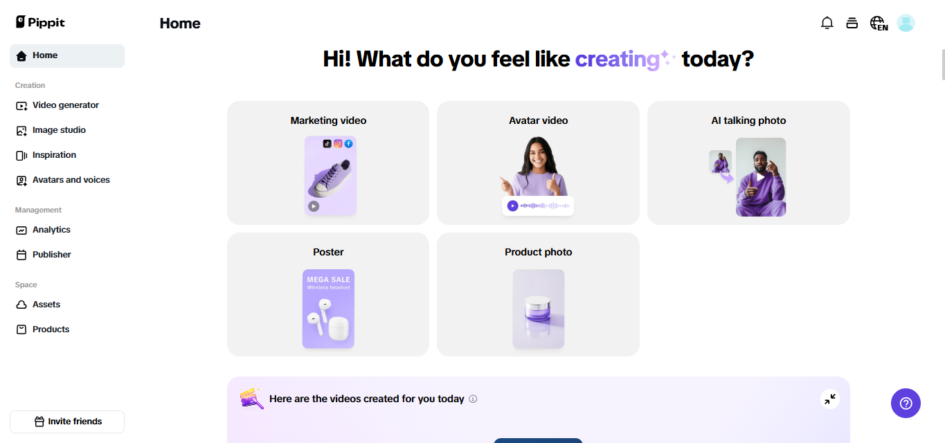 Pippit talking picture maker