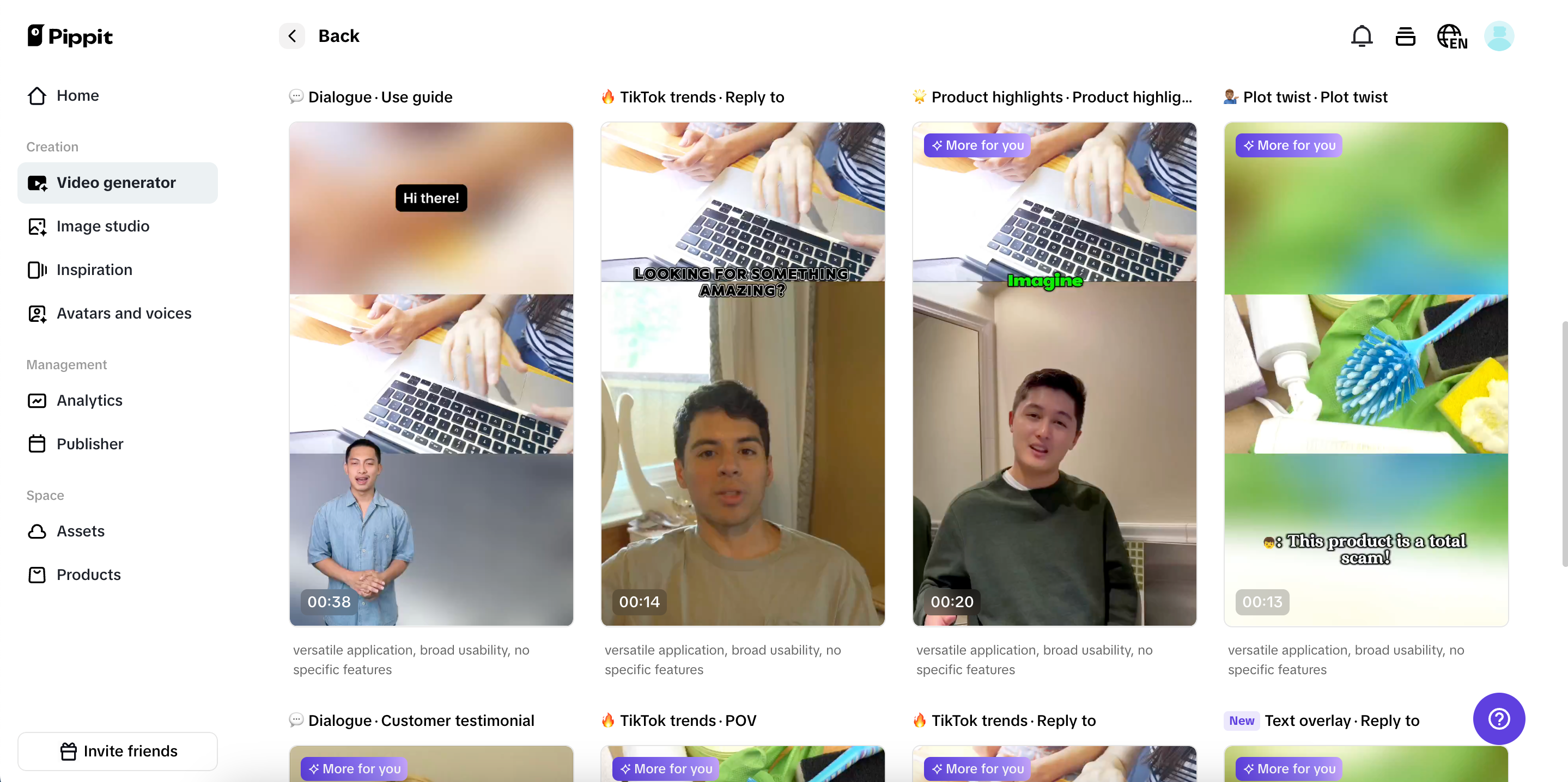Piliin at i-edit ang iyong video